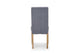 Ovela Set of 2 Kyran Fabric Dining Chairs (Ash Grey)
