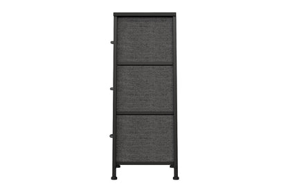 Ovela 3 Drawer Storage Chest - Charcoal