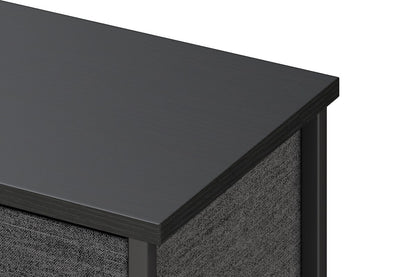 Ovela 3 Drawer Storage Chest - Charcoal