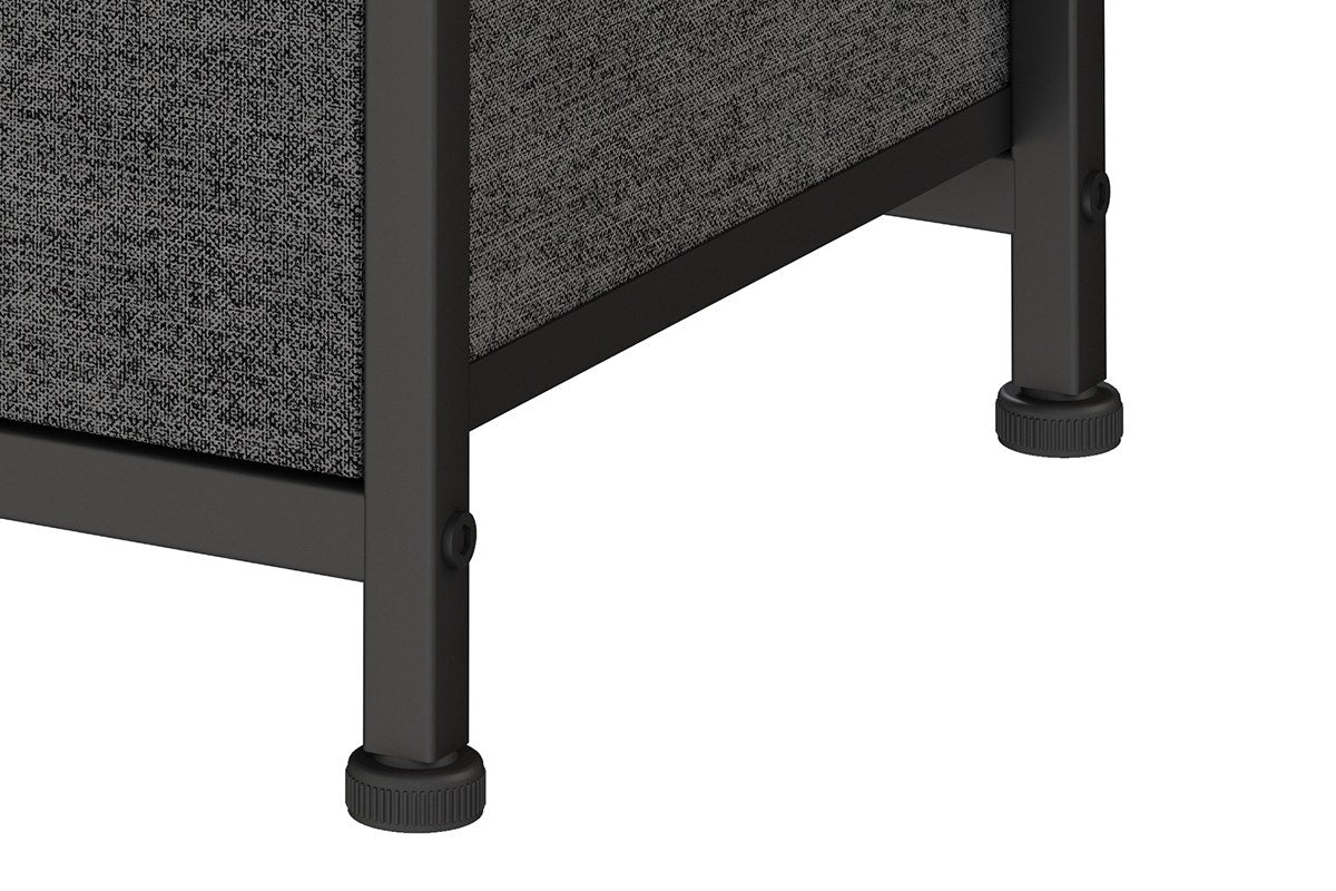 Ovela 3 Drawer Storage Chest - Charcoal