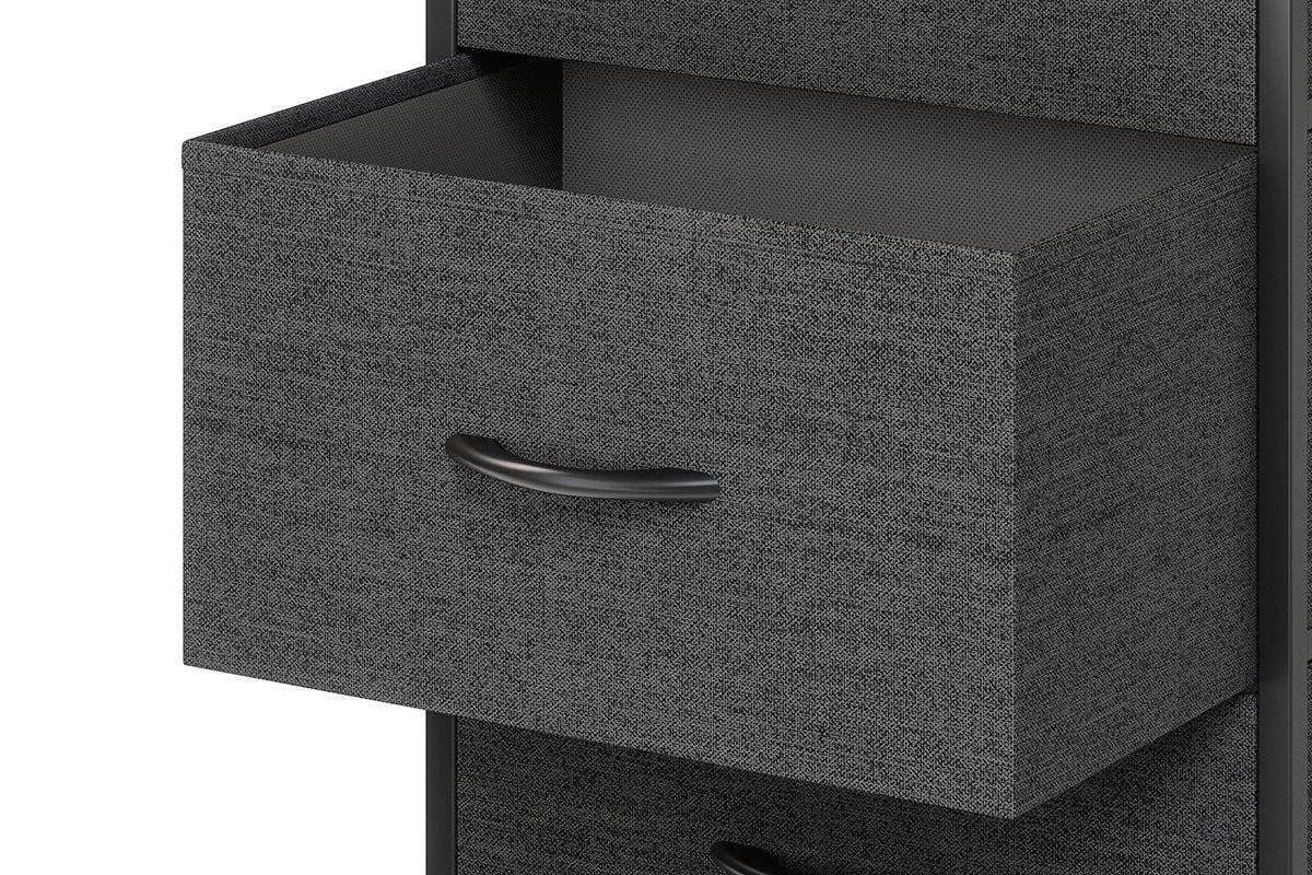 Ovela 3 Drawer Storage Chest - Charcoal