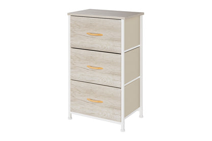 Ovela 3 Drawer Storage Chest - Wood Grain White Oak
