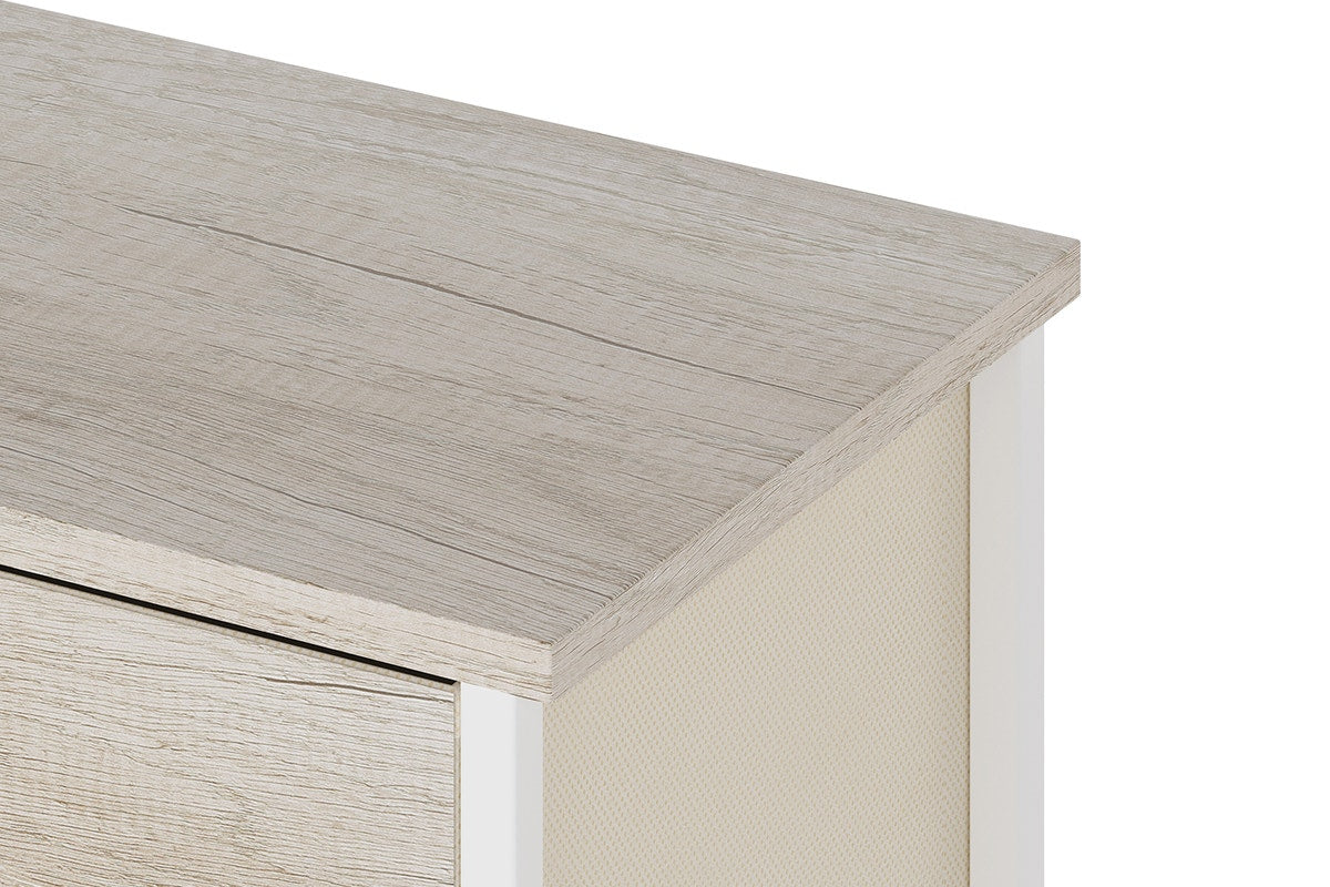 Ovela 3 Drawer Storage Chest - Wood Grain White Oak