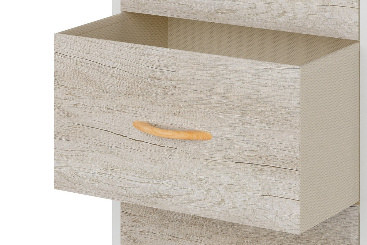 Ovela 3 Drawer Storage Chest - Wood Grain White Oak