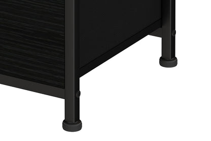 Ovela 3 Drawer Storage Chest - Wood Grain Black