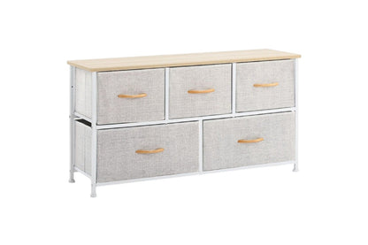 Ovela Chest of 5 Drawers (Grey)