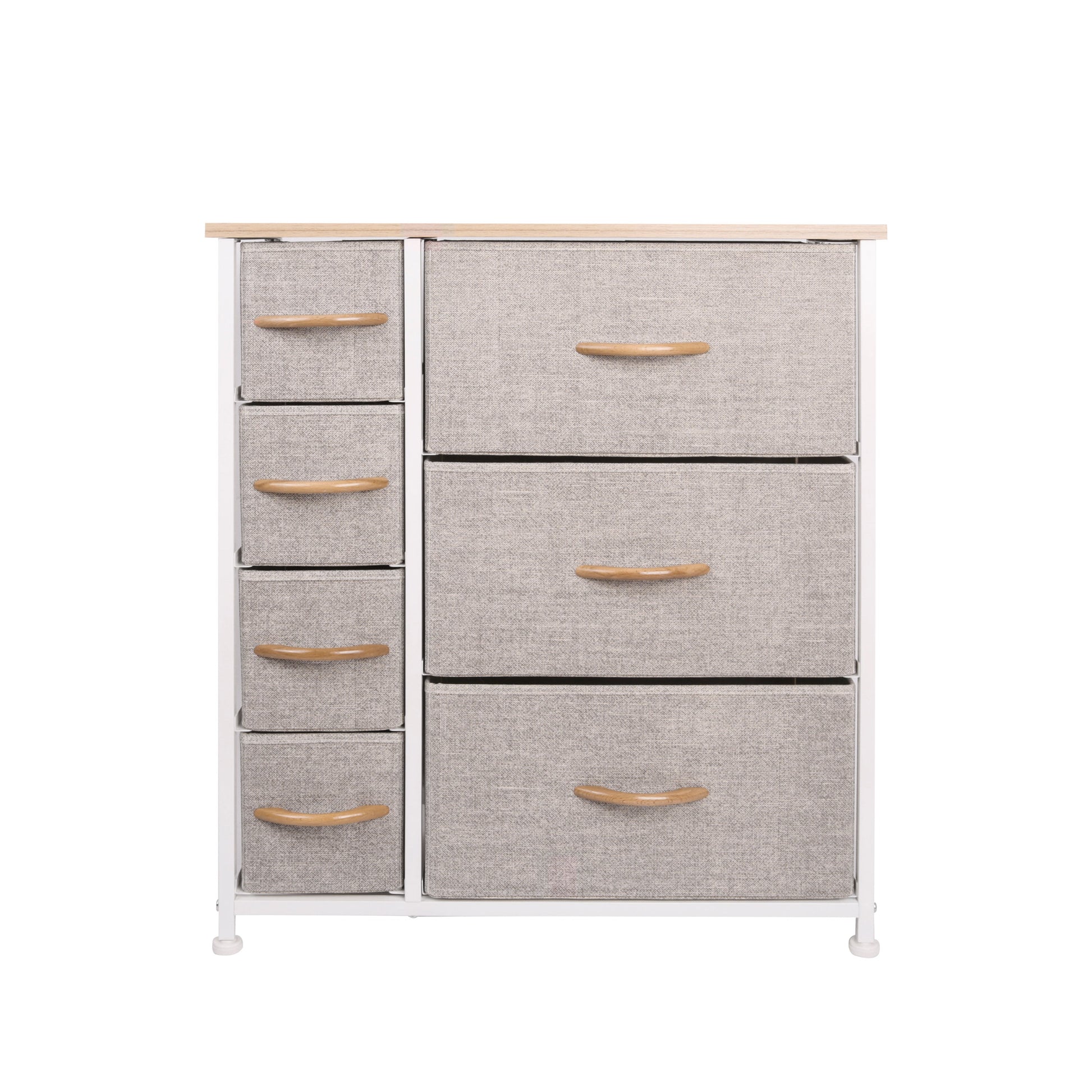 Ovela 7 Drawer Storage Chest (Beige)