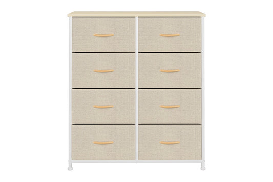 Ovela 8 Drawer Storage Chest (Beige)