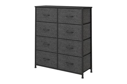 Ovela 8 Drawer Storage Chest - Charcoal