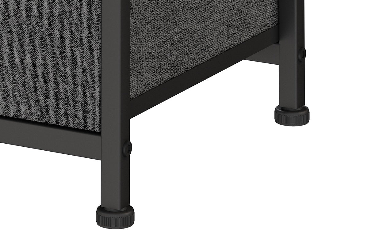 Ovela 8 Drawer Storage Chest - Charcoal