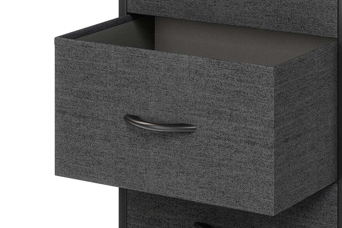 Ovela 8 Drawer Storage Chest - Charcoal