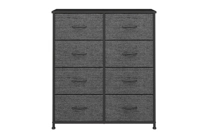 Ovela 8 Drawer Storage Chest - Charcoal