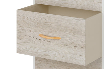 Ovela 8 Drawer Storage Chest - Wood Grain White Oak