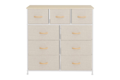Ovela 9 Drawer Storage Chest - Beige