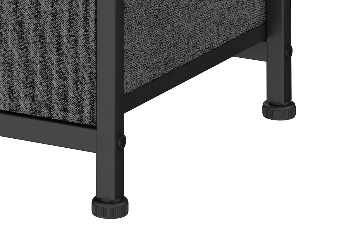 Ovela 9 Drawer Storage Chest - Charcoal