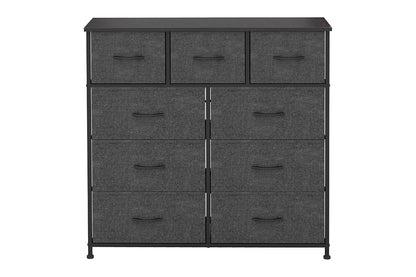 Ovela 9 Drawer Storage Chest - Charcoal
