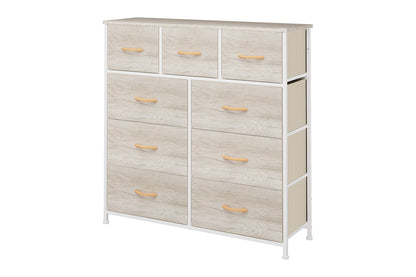 Ovela 9 Drawer Storage Chest - Wood Grain White Oak