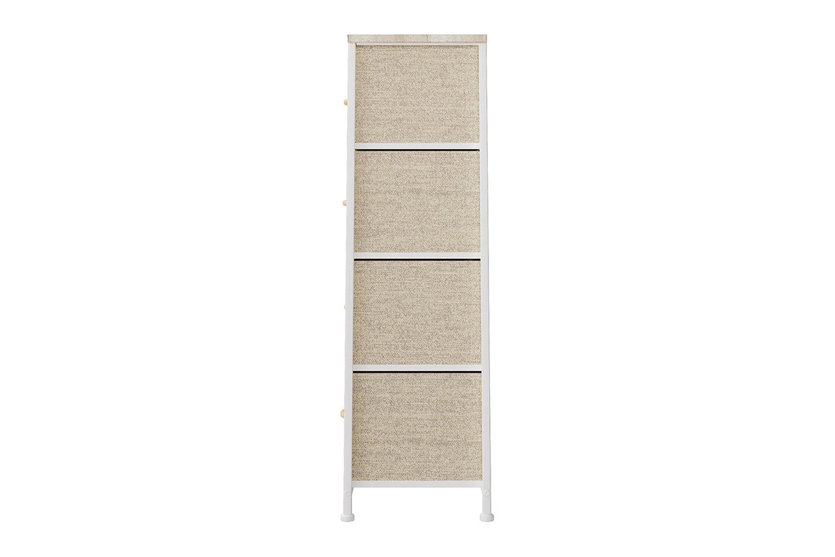 Ovela 9 Drawer Storage Chest - Wood Grain White Oak
