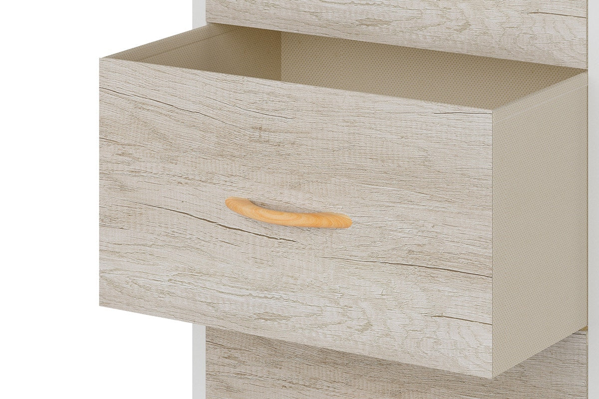 Ovela 9 Drawer Storage Chest - Wood Grain White Oak