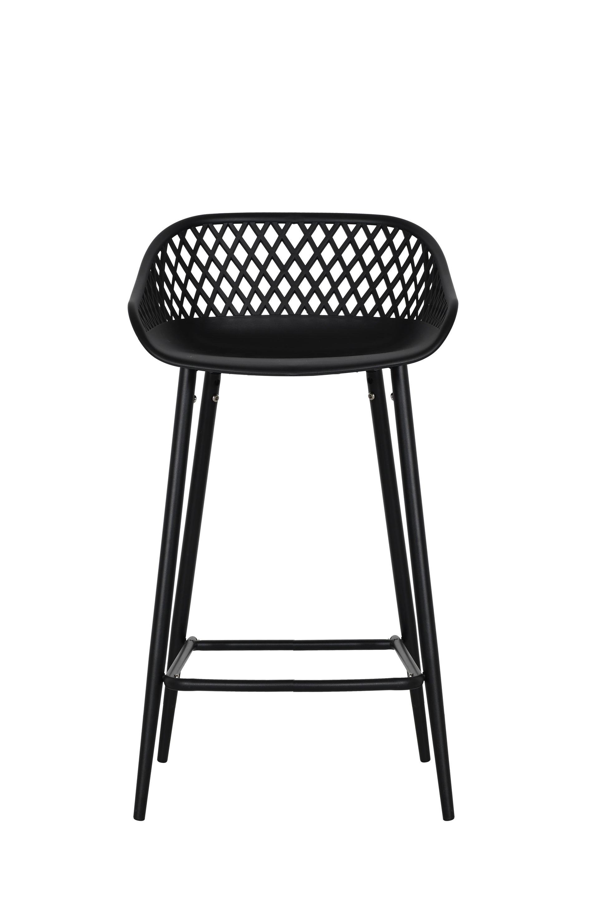 Ovela Set of 2 Leerdam Counter Stools (Black)