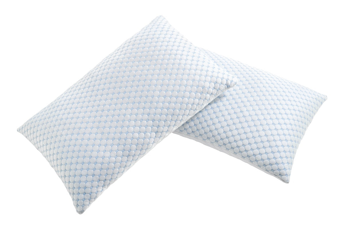 Set of 2 Ovela Adjustable Memory Foam Cooling Pillows