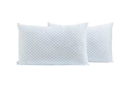 Set of 2 Ovela Adjustable Memory Foam Cooling Pillows