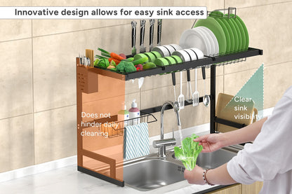 Ovela Over Sink Dish Drying Rack - 85cm