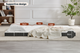 Ovela Folding Sofa Bed Mattress (White, Double)