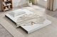 Ovela Folding Sofa Bed Mattress (White, Double)