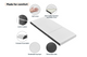 Ovela Folding Sofa Bed Mattress (White, Single)
