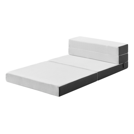 Ovela Folding Sofa Bed Mattress (White, Single)