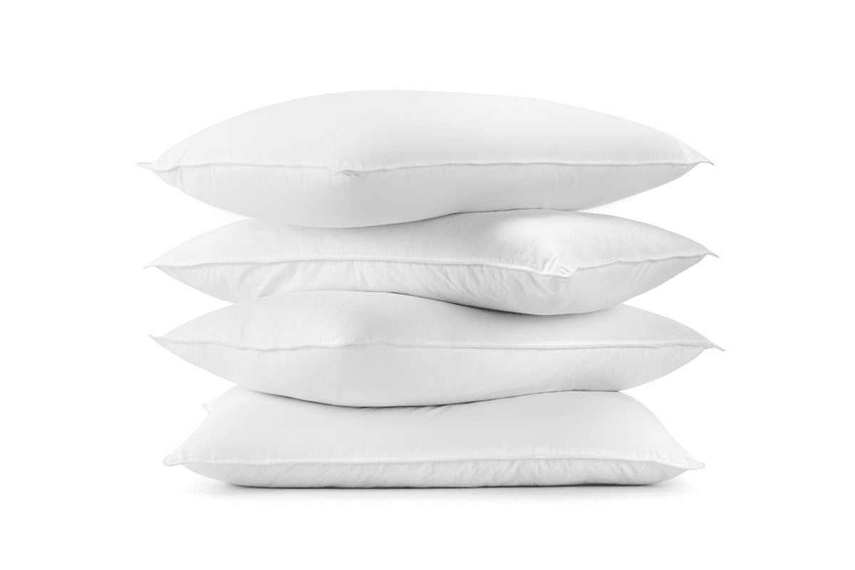 Set of 4 Ovela Hotel Quality Deluxe Bounce Fibre Pillows