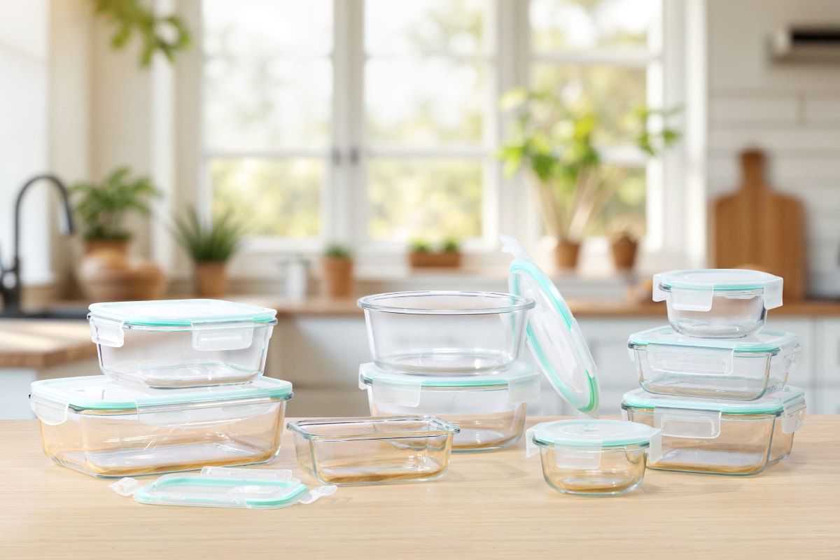 Ovela 9 Piece Glass Container Set