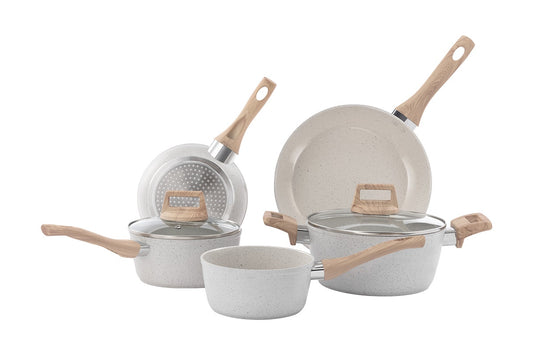 Ovela 5 Piece Granite Non-Stick Induction Cookware Set