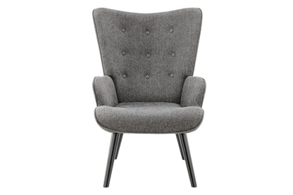 Ovela Henry High Back Armchair (Charcoal)