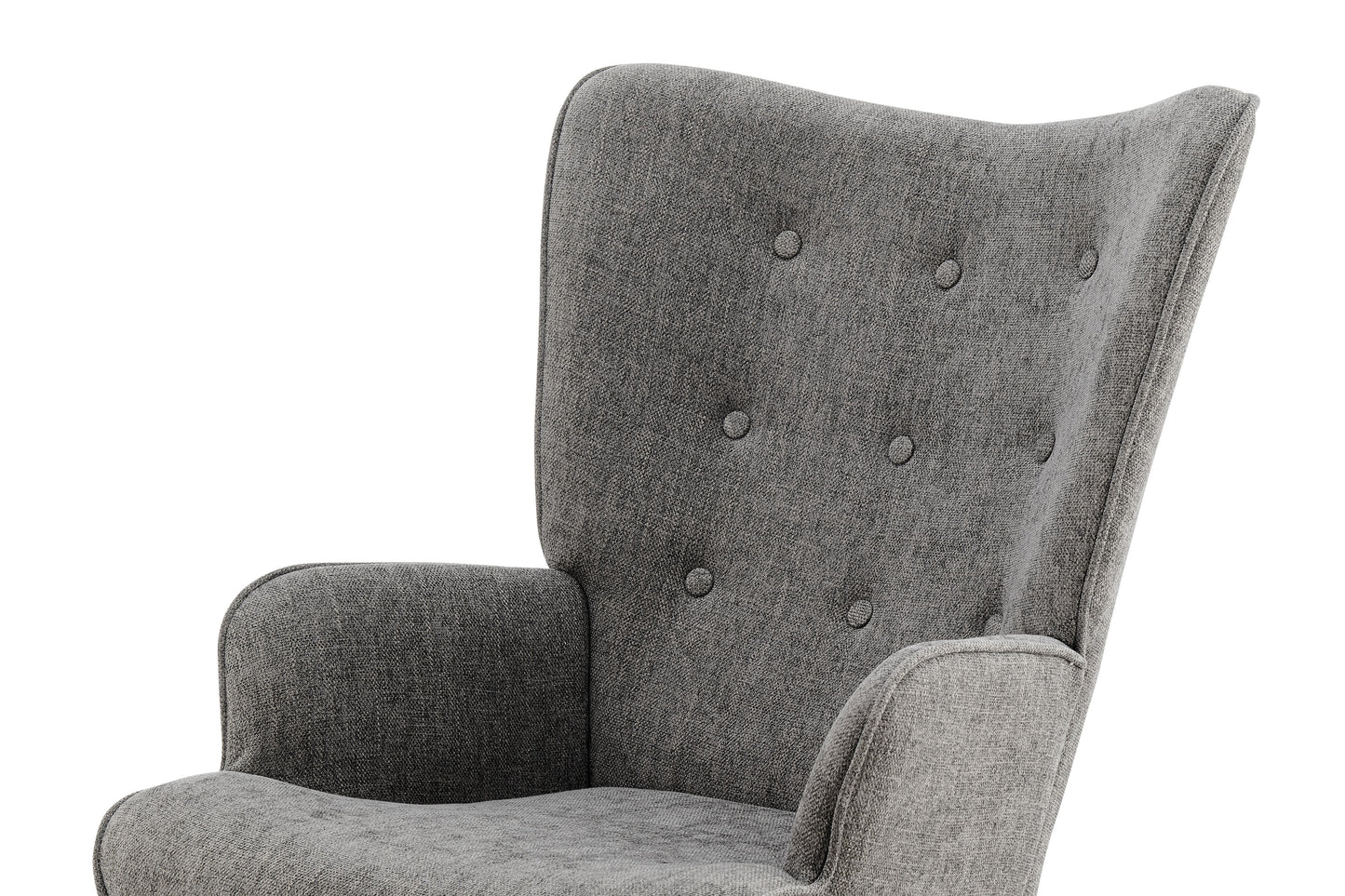 Ovela Henry High Back Armchair (Charcoal)