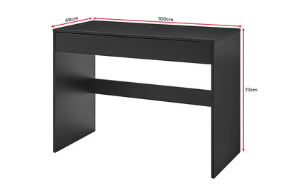 Ovela Jasper 1 Drawer Desk (Black)