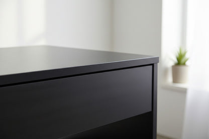 Ovela Jasper 1 Drawer Desk (Black)