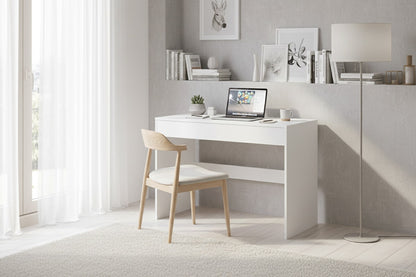 Ovela Jasper 1 Drawer Desk (White)