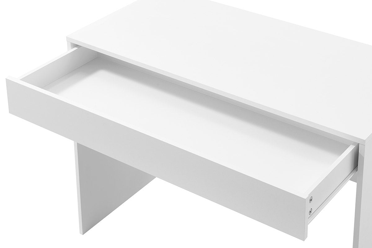 Ovela Jasper 1 Drawer Desk (White)
