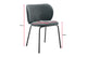 Set of 2 Ovela Kerby Dining Chairs (Charcoal)