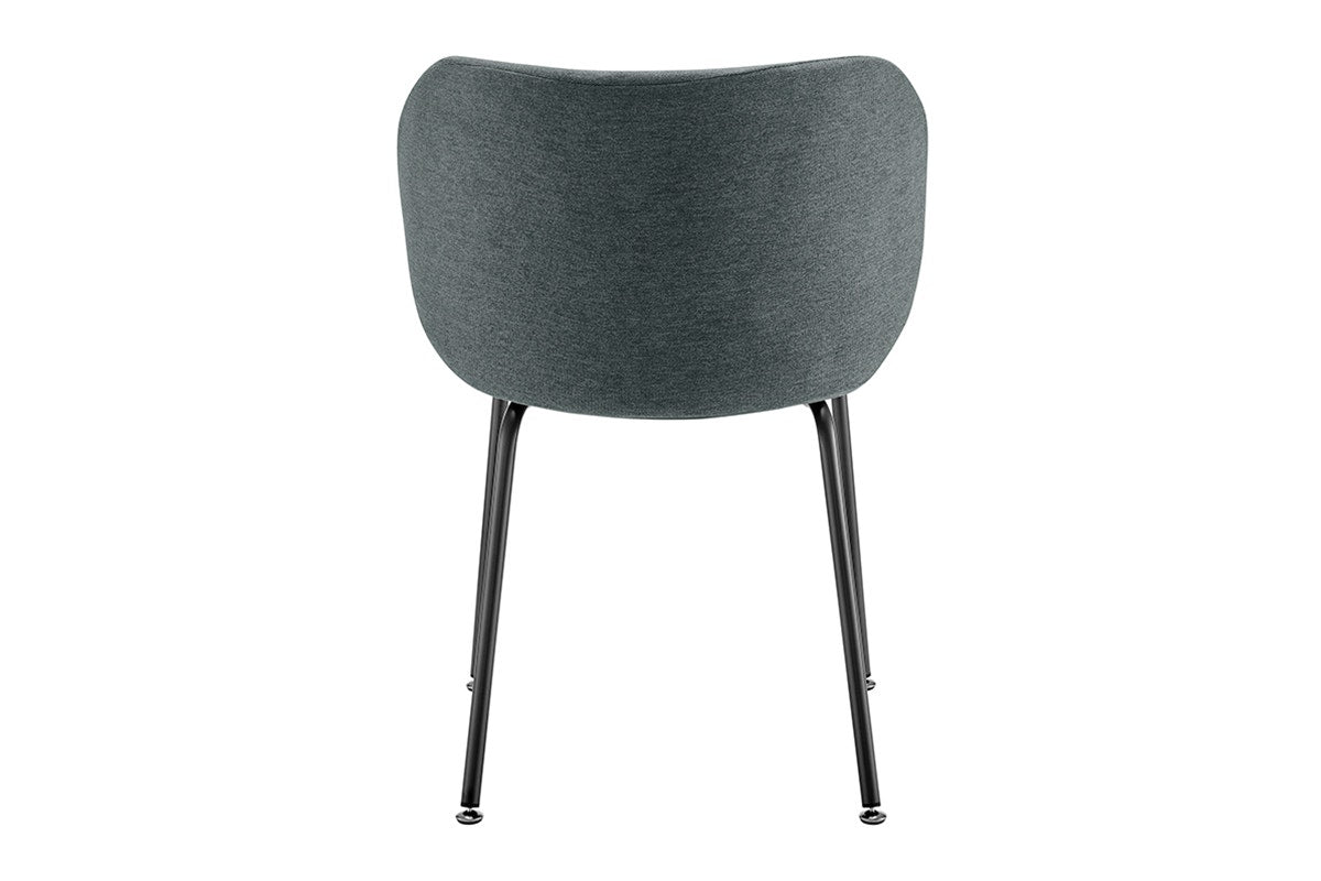 Set of 2 Ovela Kerby Dining Chairs (Charcoal)