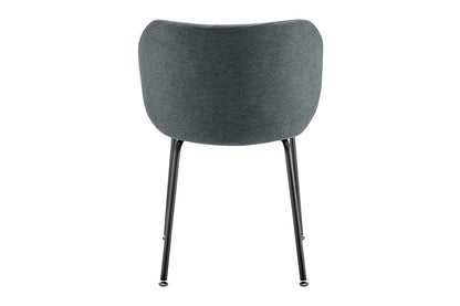 Set of 2 Ovela Kerby Dining Chairs (Charcoal)