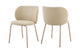 Set of 2 Ovela Kerby Dining Chairs (Beige)