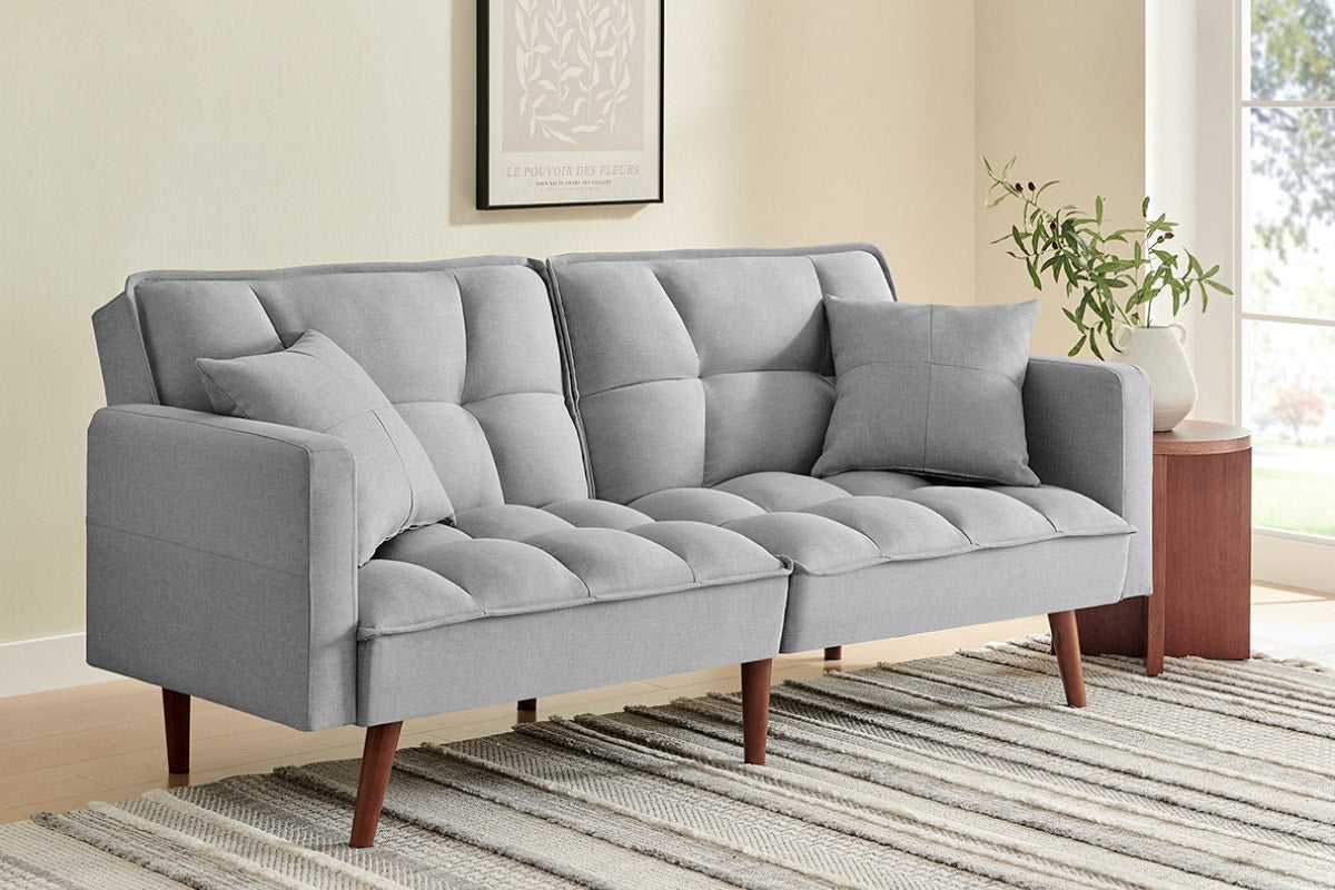 Ovela Idyll 3 Seater Sofa Bed (Light Grey)