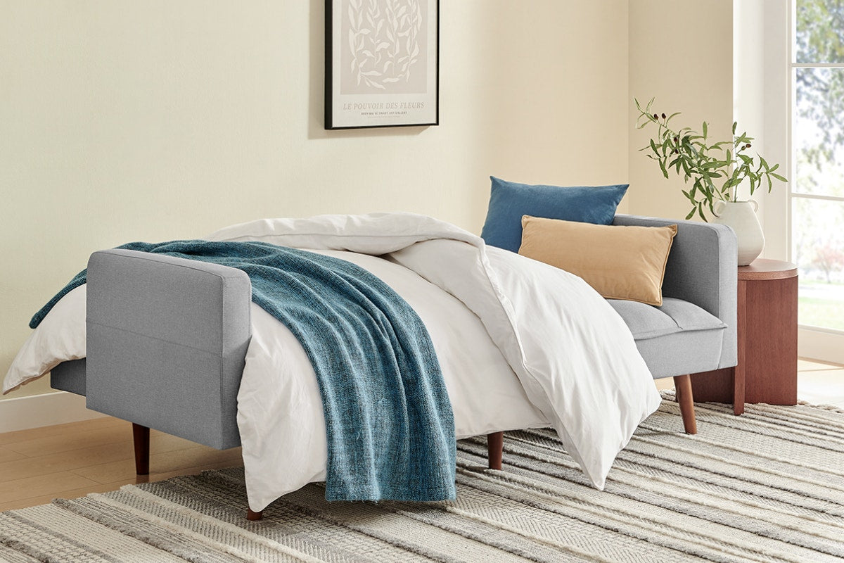 Ovela Idyll 3 Seater Sofa Bed (Light Grey)