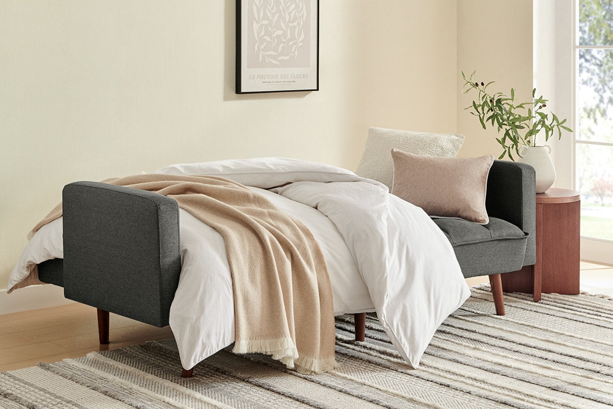 Ovela Idyll 3 Seater Sofa Bed (Dark Grey)
