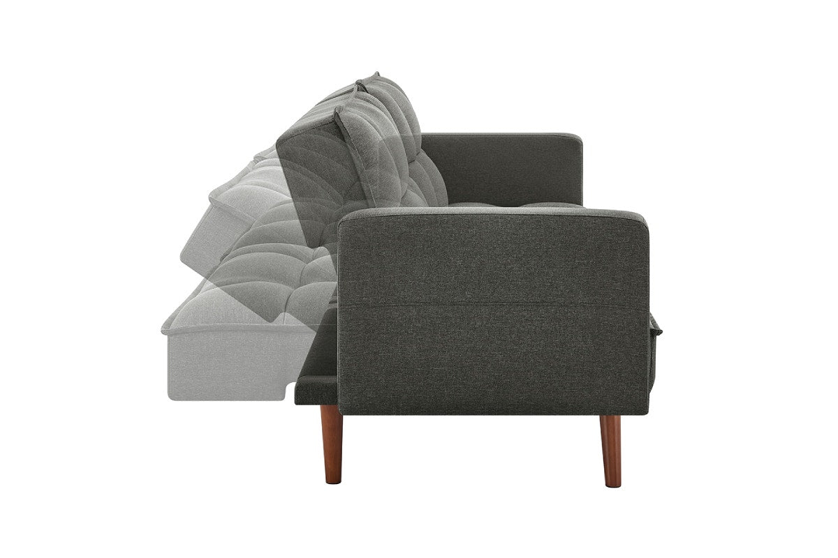 Ovela Idyll 3 Seater Sofa Bed (Dark Grey)