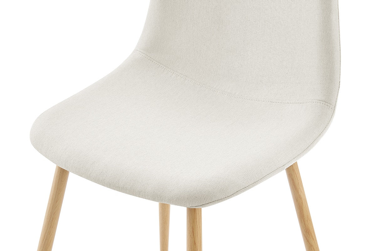 Set of 4 Ovela Lucas Dining Chairs (Beige)