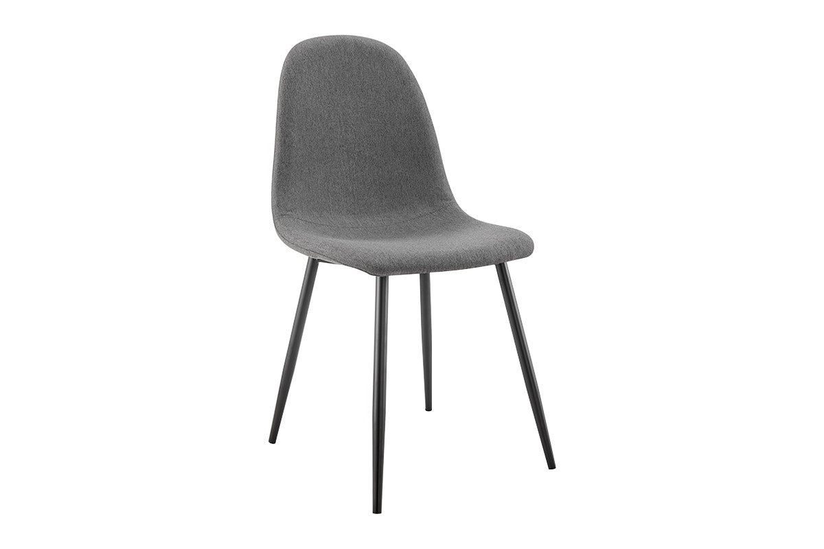 Set of 4 Ovela Lucas Dining Chairs (Charcoal)